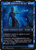Callaphe, Beloved of the Sea (THB-260) - Theros Beyond Death: (enchantment, Showcase)
