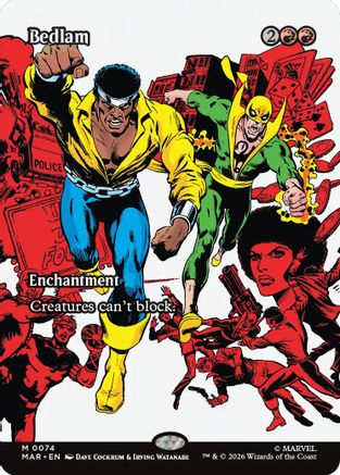 Bedlam (Borderless) (MAR-074) - Marvel Universe Eternal-Legal
