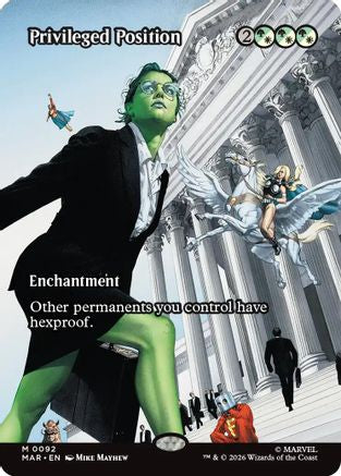 Privileged Position (Borderless) (MAR-092) - Marvel Universe Eternal-Legal