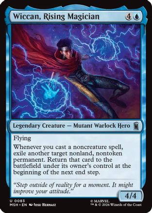 Wiccan, Rising Magician (MSH-083) - Marvel Super Heroes