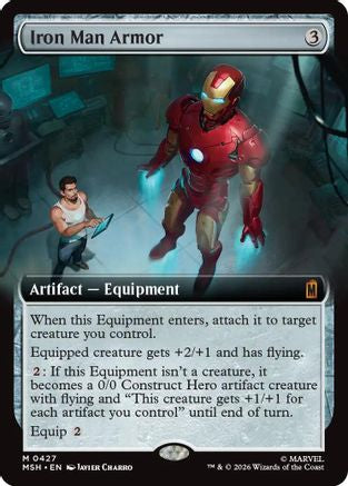 Iron Man Armor (Extended Art) (MSH-427) - Marvel Super Heroes
