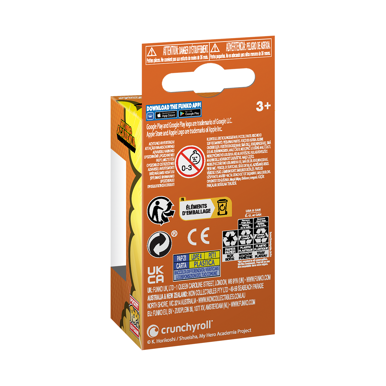 POP! Keychain: MHA - Mr. Compress (Hideout) (FS)