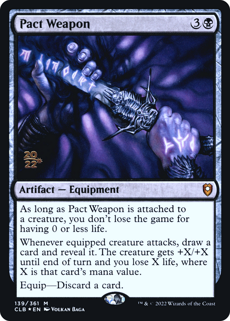Pact Weapon (PRE-139S) - Battle for Baldur's Gate Promos Foil