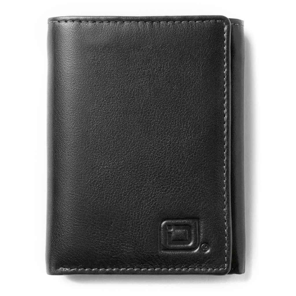 Mens RFID Wallet - Extra Capacity Leather Trifold 7 slot with ID Window