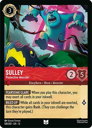 Sulley - Protective Monster (128/204) - Attack of the Vine Cold Foil
