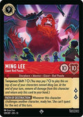 Ming Lee - Giant Red Panda (129/204) - Attack of the Vine Cold Foil