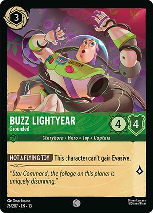 Buzz Lightyear - Grounded (76/204) - Attack of the Vine Cold Foil
