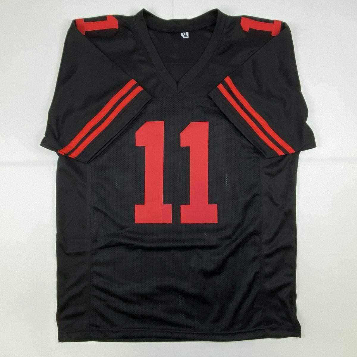 Autographed/Signed Brandon Aiyuk San Francisco Black Football Jersey JSA COA