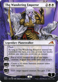 The Wandering Emperor (NEO-303) - Kamigawa: Neon Dynasty (Borderless)