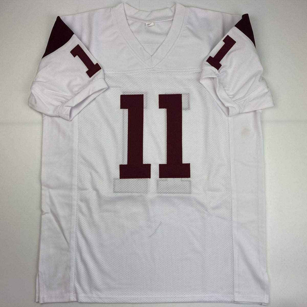 Autographed/Signed Matt Leinart 04 Heisman USC Southen Cal White College Football Jersey JSA COA