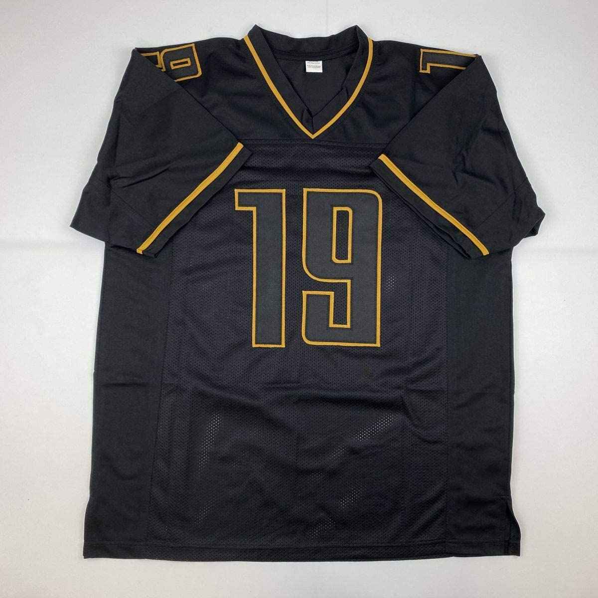 Autographed/Signed Kenny Golladay Detroit Black Football Jersey JSA COA #2