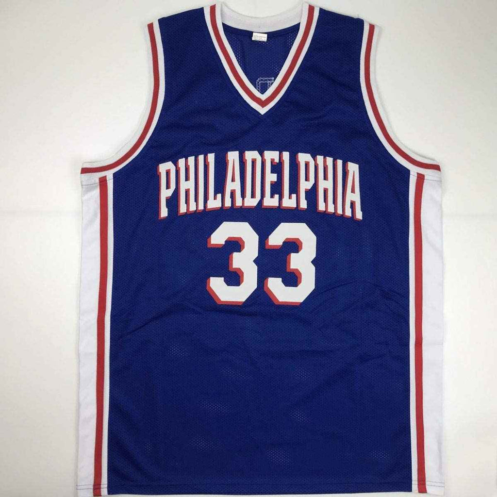 Autographed/Signed Tobias Harris Philadelphia Blue Basketball Jersey JSA COA