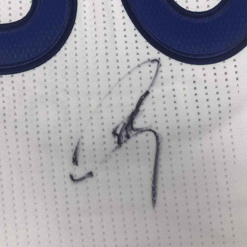 Autographed/Signed Stephen Steph Curry Golden State White Basketball Jersey JSA COA/LOA