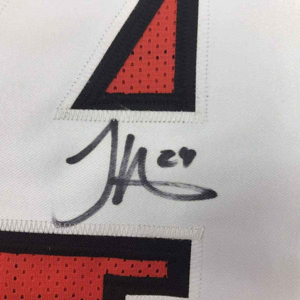Framed Autographed/Signed Tyreek Hill 35x39 Oklahoma State Orange College Football Jersey JSA COA