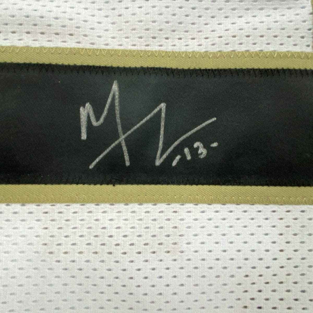 Autographed/Signed Michael Thomas New Orleans White Football Jersey JSA COA