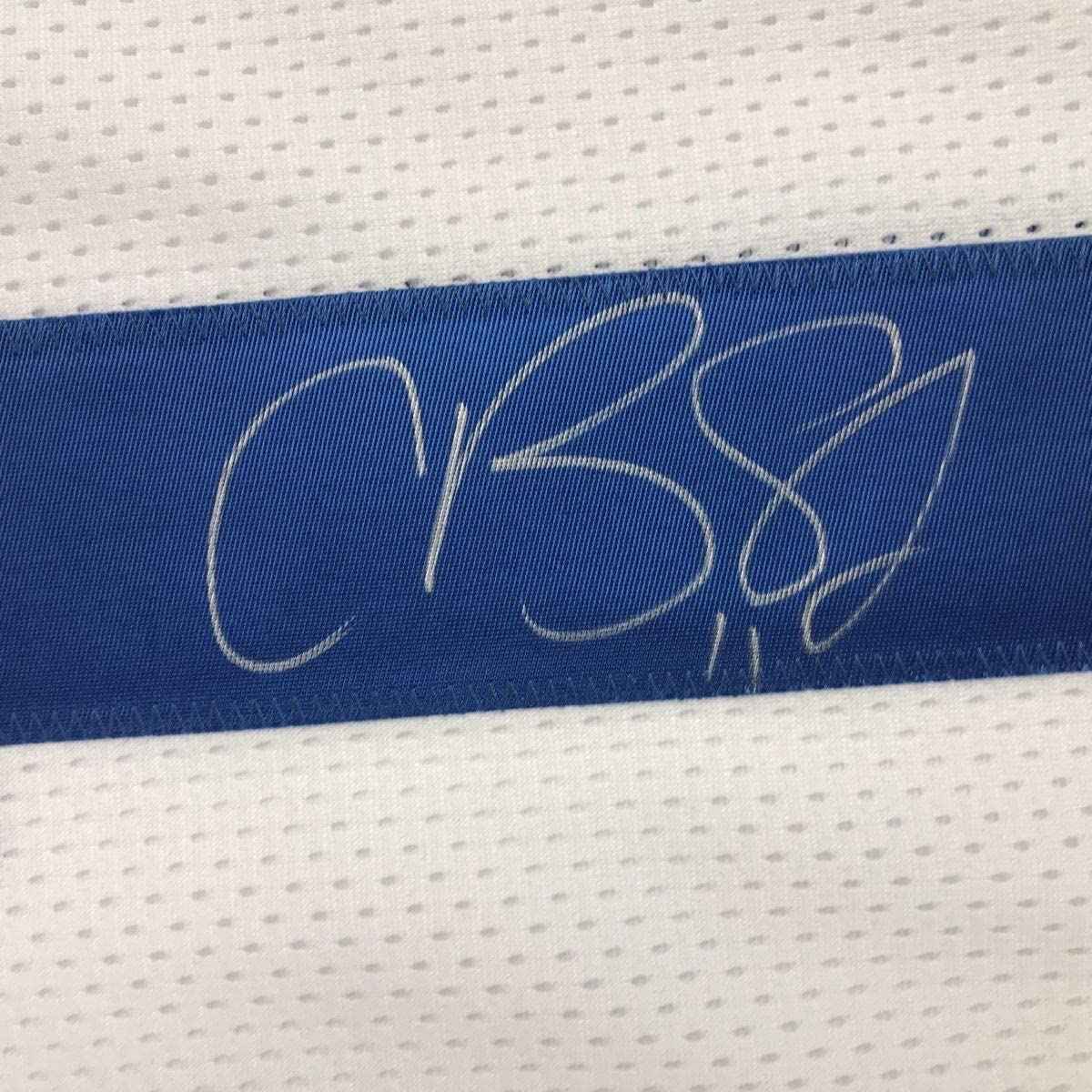 Framed Autographed/Signed Cole Beasley 35x39 Dallas White Football Jersey JSA COA