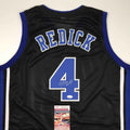 Autographed/Signed JJ J.J. Redick Duke Black College Basketball Jersey JSA COA