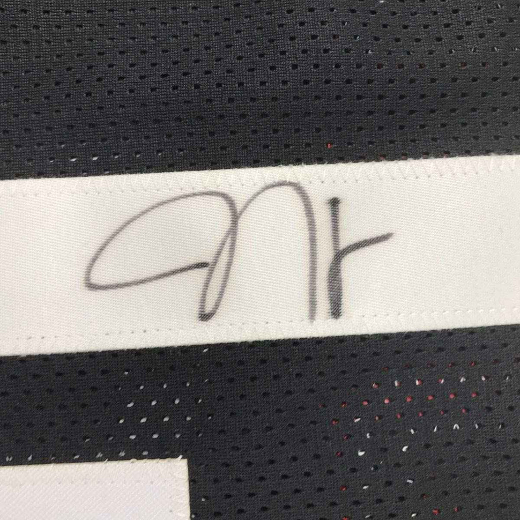 Autographed/Signed James Harden Houston Black Basketball Jersey Beckett BAS COA
