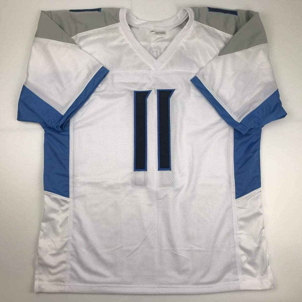 Autographed/Signed AJ A.J. Brown Tennessee White Football Jersey JSA COA