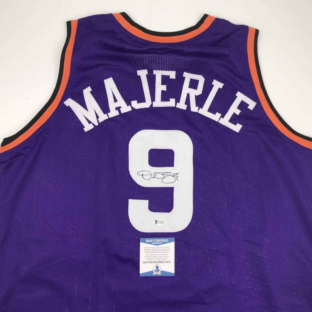 Autographed/Signed Dan Majerle Phoenix Purple Basketball Jersey Beckett BA COA