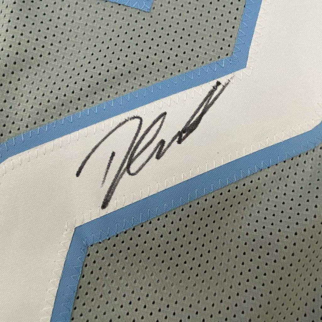 Autographed/Signed D'Andre Swift Detroit Grey Football Jersey JSA COA