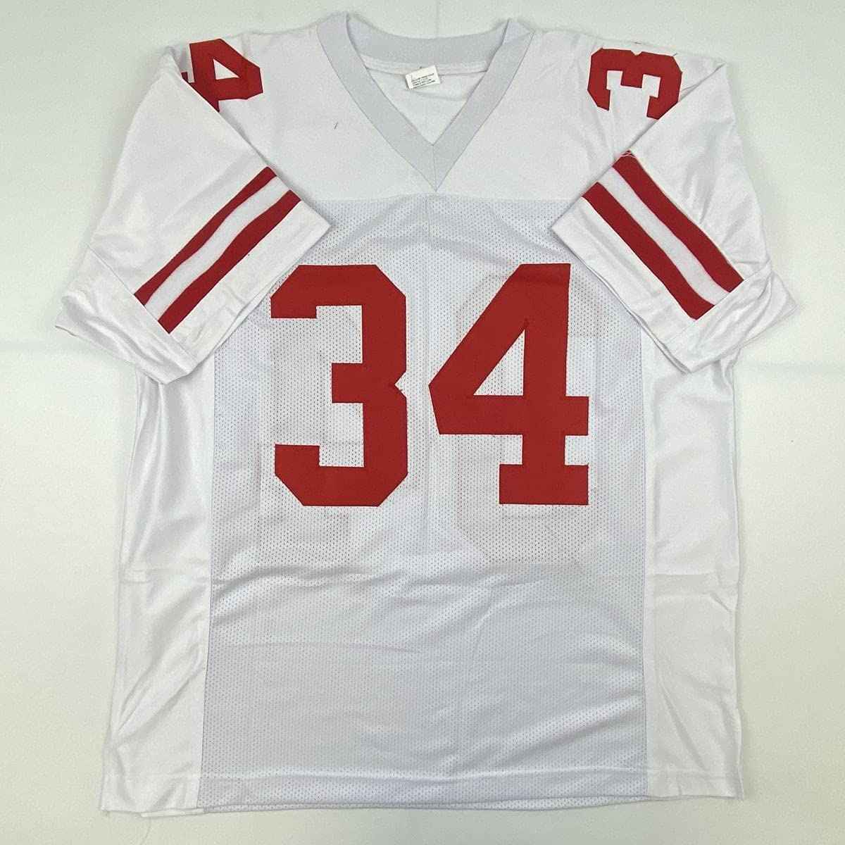 Autographed/Signed Bo Jackson AFC Pro Bowl White Football Jersey JSA COA