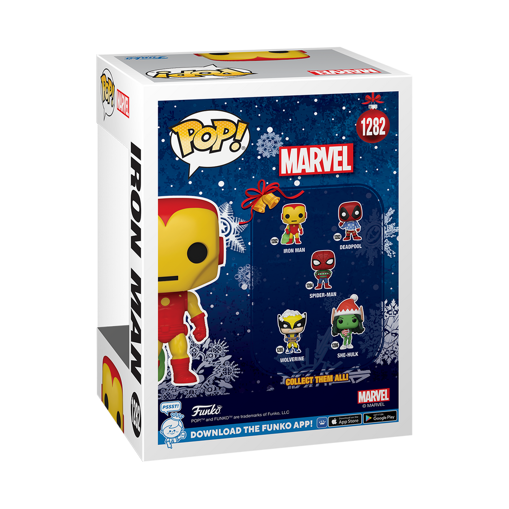 POP! Marvel: Holiday - Iron Man w/ Bag