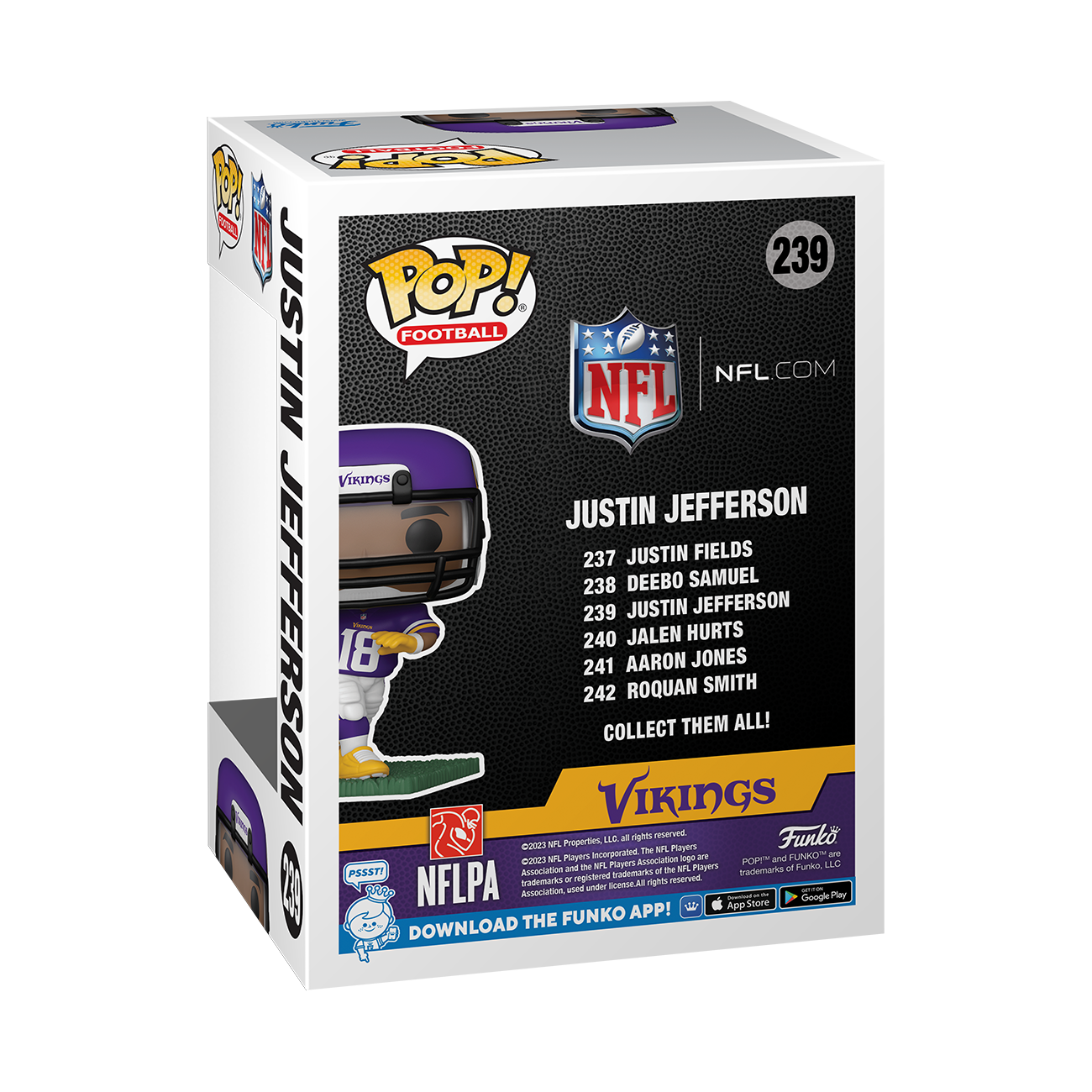 POP! NFL: Vikings- Justin Jefferson