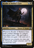 Krydle of Baldur's Gate (AFR-226) - Adventures in the Forgotten Realms Foil