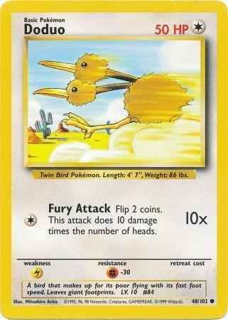 Doduo (48/102) [Base Set Unlimited]