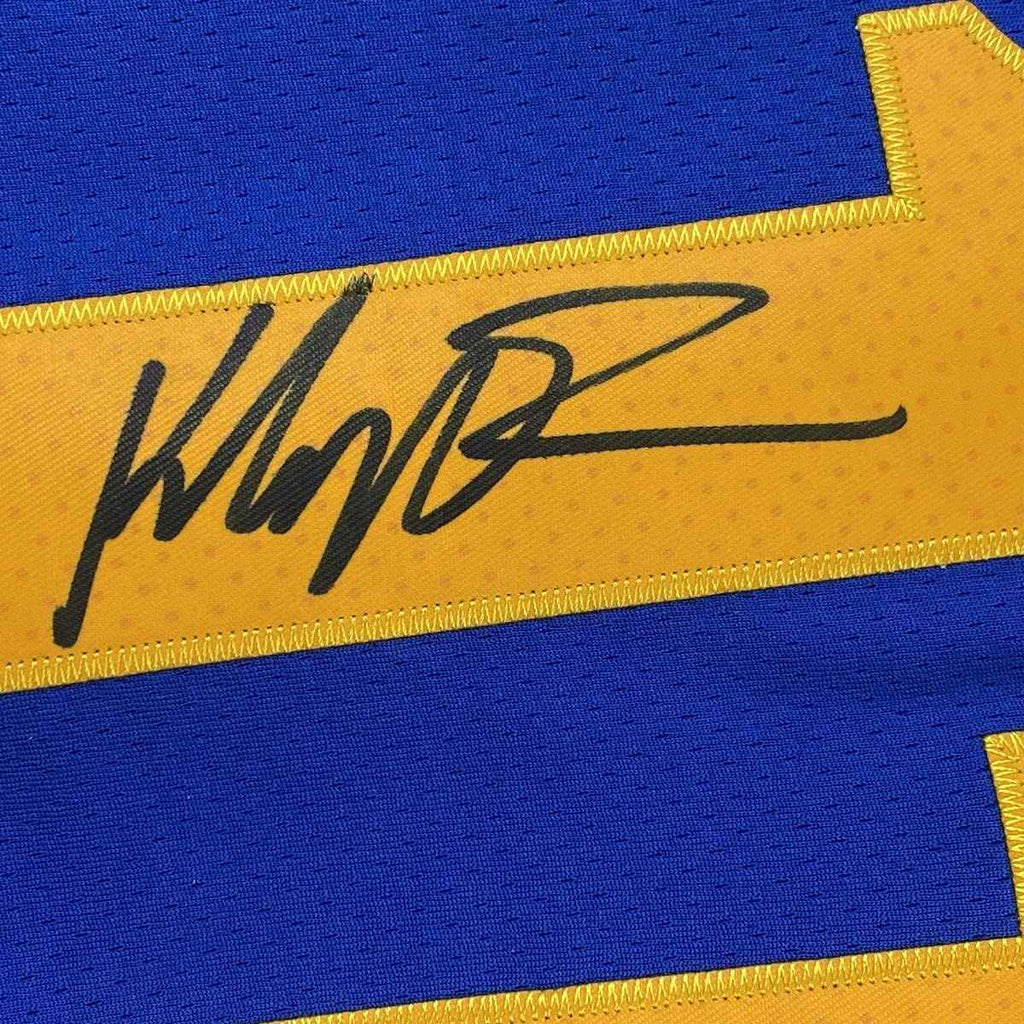 Autographed/Signed Klay Thompson Golden State Blue Basketball Jersey PSA/DNA COA