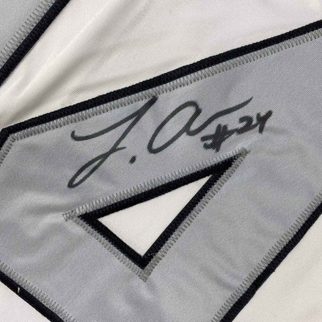 Autographed/Signed Johnathan Abram Las Vegas Oakland Color Rush Football Jersey JSA COA