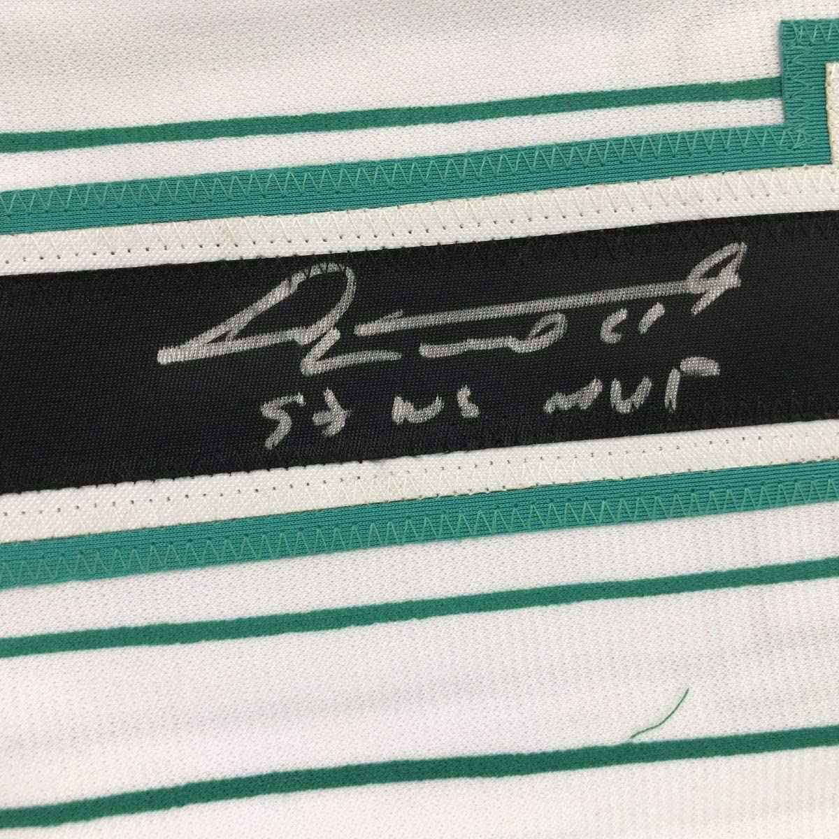 Framed Autographed/Signed Livan Hernandez 97 WS MVP 35x39 Florida Pinstripe Baseball Jersey PSA/DNA COA
