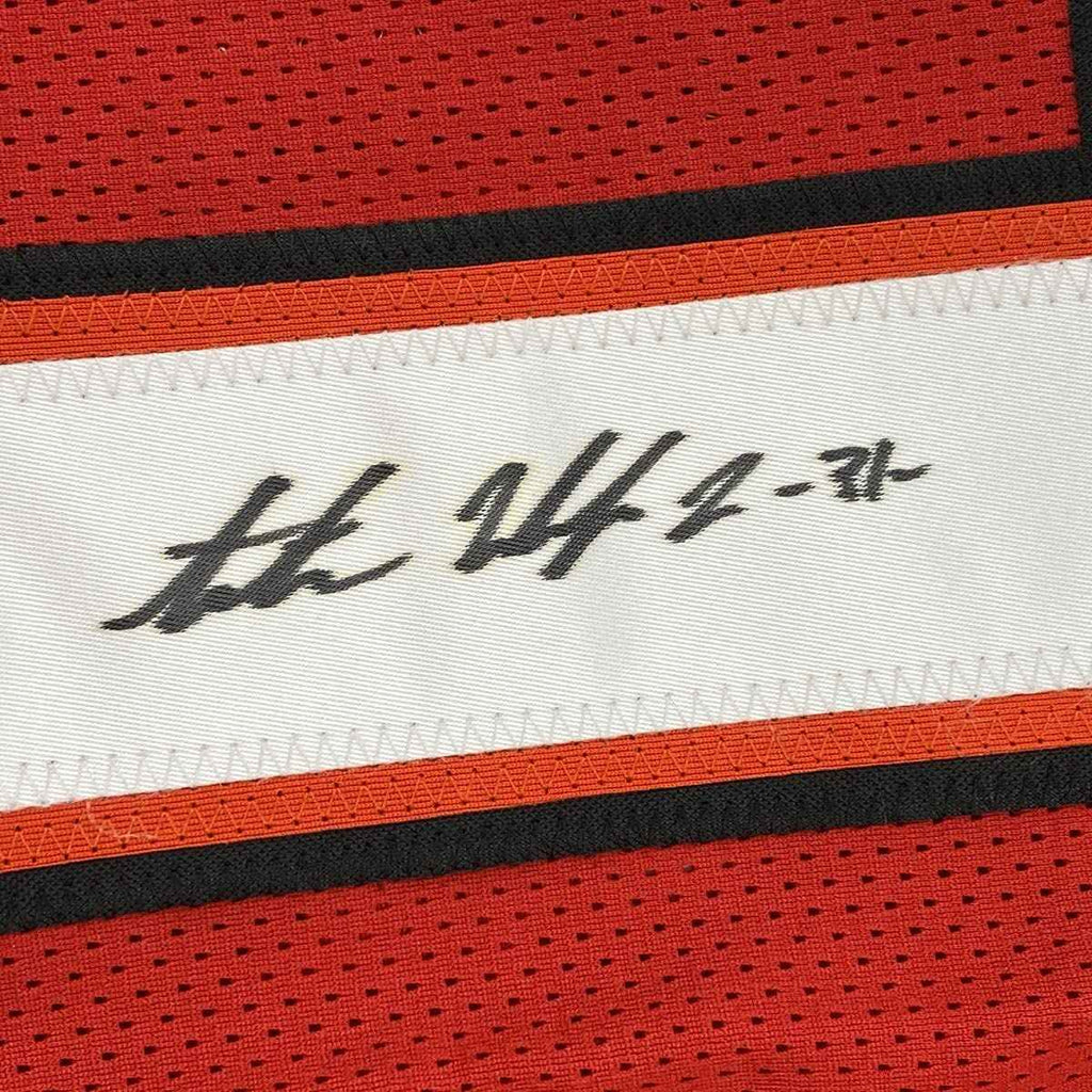 Autographed/Signed Antoine Winfield Jr Tampa Bay Red Football Jersey PSA/DNA COA