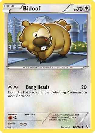 Bidoof 106/124 - Dragons Exalted