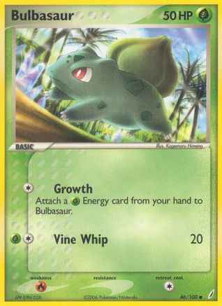 Bulbasaur 046/100 - Crystal Guardians Reverse Holofoil