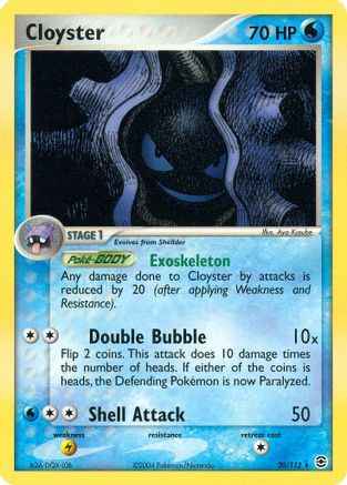 Cloyster 020/112 - FireRed & LeafGreen