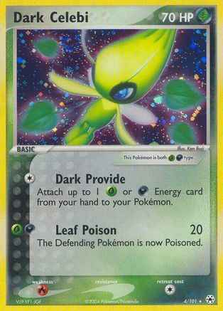 Dark Celebi 004/101 - Hidden Legends Holofoil