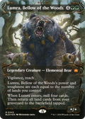 Lumra, Bellow of the Woods (BLB-343) - Bloomburrow: (Showcase) (Borderless) Foil