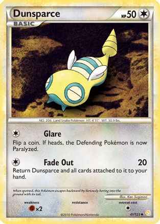 Dunsparce 041/123 - HeartGold SoulSilver