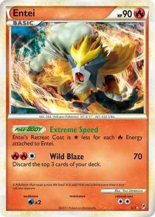 Entei (Shiny) SL3/95 - Call of Legends Holofoil