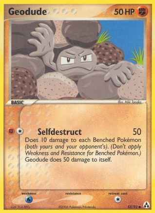 Geodude 053/92 - Legend Maker Reverse Holofoil