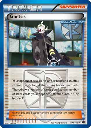 Ghetsis (Team Plasma) 101/116 - Plasma Freeze Holofoil