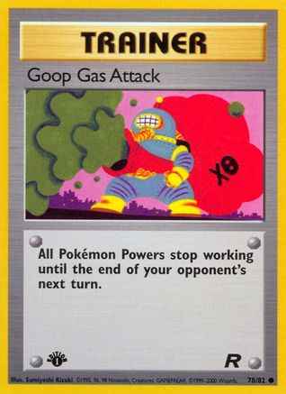 Goop Gas Attack 078/82 - Team Rocket 1st Edition