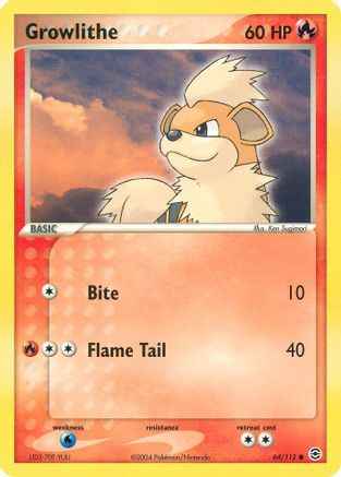 Growlithe 064/112 - FireRed & LeafGreen