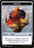 Huatli, Radiant Champion Emblem (RIX-005) - Rivals of Ixalan Tokens