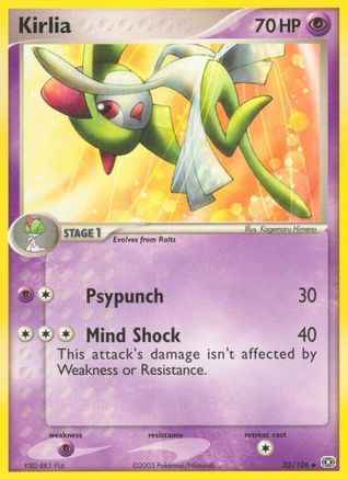 Kirlia 033 - Emerald - Reverse Holofoil
