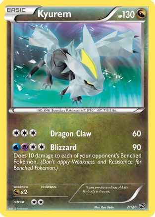 Kyurem 021/20 - Dragon Vault Holofoil