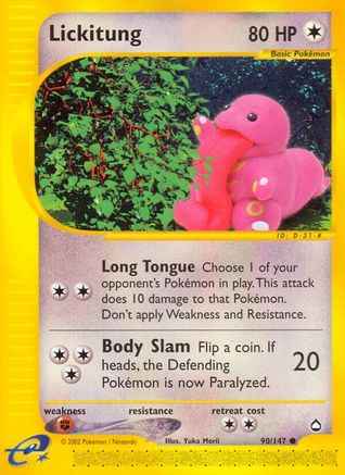 Lickitung 090/147 - Aquapolis
