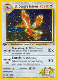 Lt. Surge's Fearow 007/132 - Gym Heroes 1st Edition Holofoil